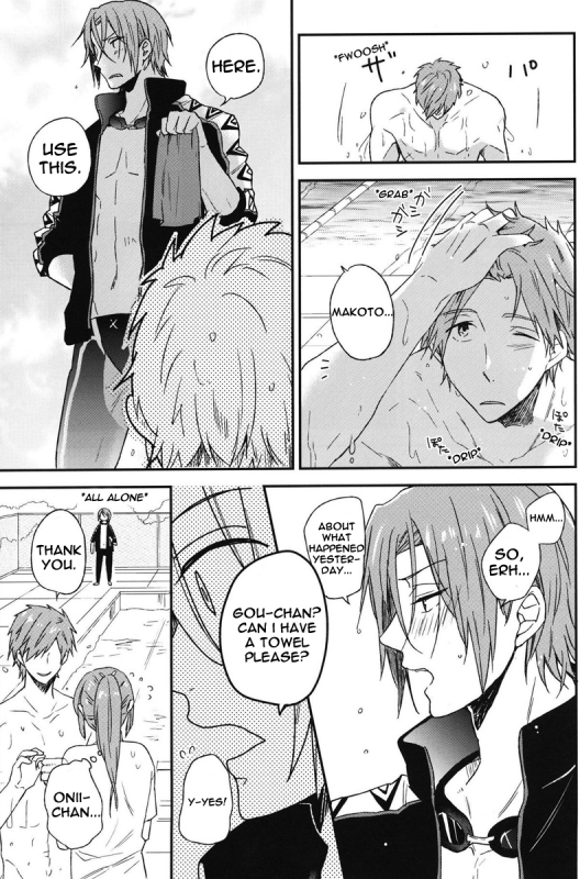 (Renai Jaws 2) [Usagi-san to Kuma (Aizawa)] Pun! Pun! (Free!) [English] [Rapinii]_05