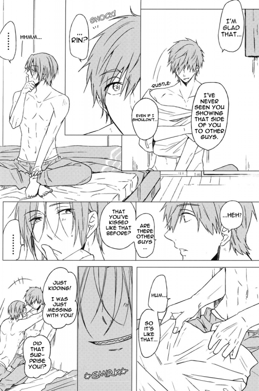 (Renai Jaws 2) [Usagi-san to Kuma (Aizawa)] Pun! Pun! (Free!) [English] [Rapinii]_08