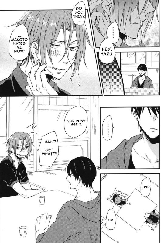 (Renai Jaws 2) [Usagi-san to Kuma (Aizawa)] Pun! Pun! (Free!) [English] [Rapinii]_11