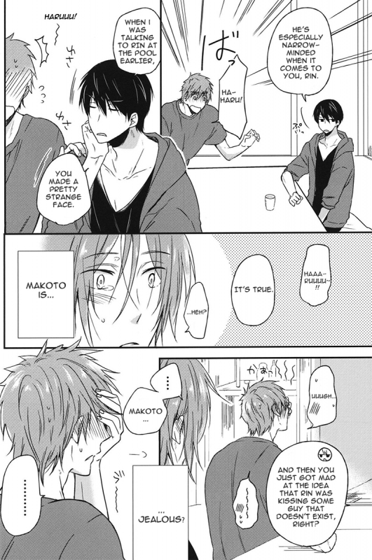 (Renai Jaws 2) [Usagi-san to Kuma (Aizawa)] Pun! Pun! (Free!) [English] [Rapinii]_16