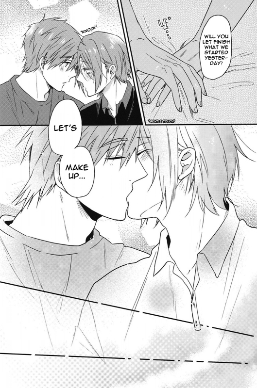 (Renai Jaws 2) [Usagi-san to Kuma (Aizawa)] Pun! Pun! (Free!) [English] [Rapinii]_20