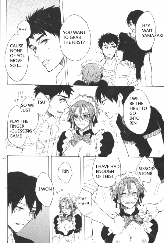 (Renai Jaws 5) [sashilot (Tenjou Shio)] Yon-P! (Free!) [English] [rinrinlove]_18