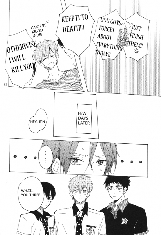 (Renai Jaws 5) [sashilot (Tenjou Shio)] Yon-P! (Free!) [English] [rinrinlove]_30