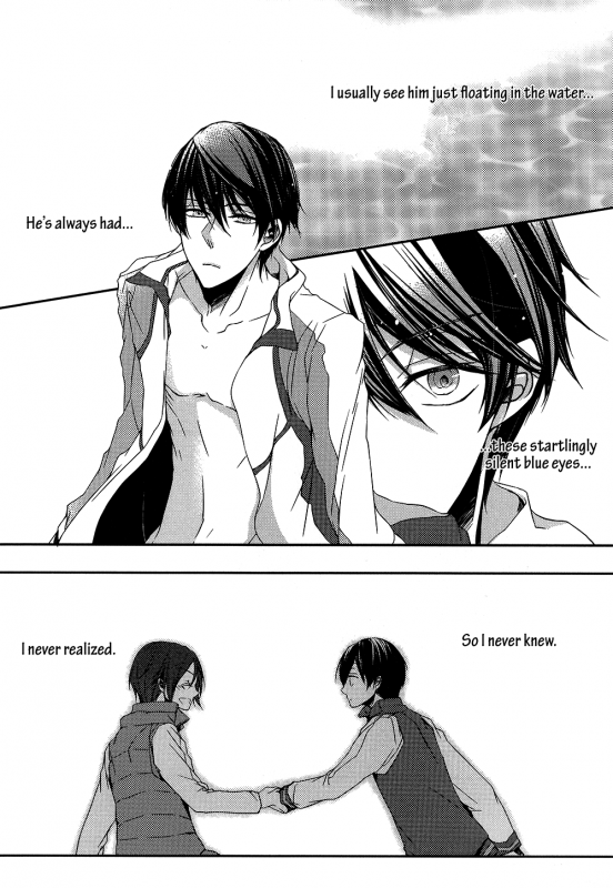 (Renai Jiyuugata! Natsu Honban) [OZ (Shinano)] Vidro No Asa  Glass Morning (Free!) [Englis_02