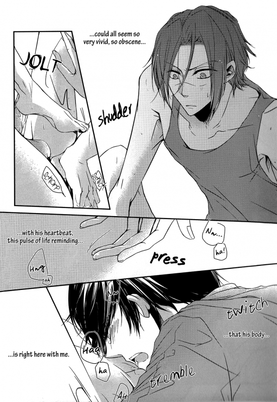 (Renai Jiyuugata! Natsu Honban) [OZ (Shinano)] Vidro No Asa  Glass Morning (Free!) [Englis_04