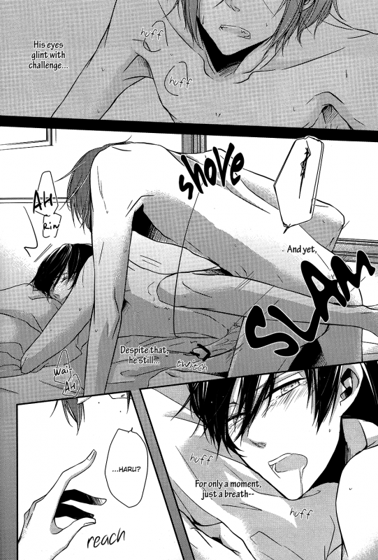 (Renai Jiyuugata! Natsu Honban) [OZ (Shinano)] Vidro No Asa  Glass Morning (Free!) [Englis_12