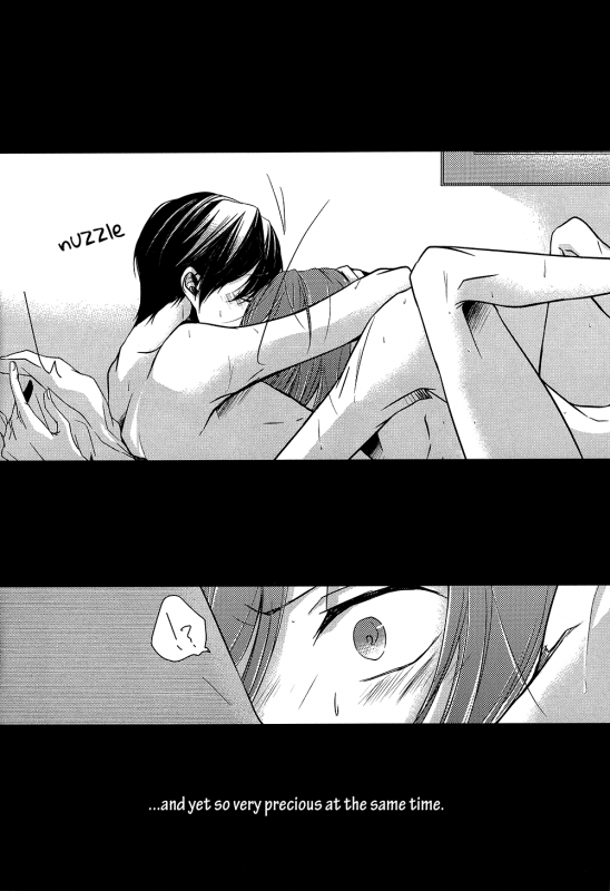 (Renai Jiyuugata! Natsu Honban) [OZ (Shinano)] Vidro No Asa  Glass Morning (Free!) [Englis_14