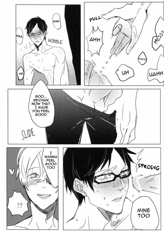 (Renai Jiyuugata! Natsu Honban) [Uchuu (Hikoushi)] Rei-chan, Kirei da yo! (Free!) [English] [ebil_trio]_13