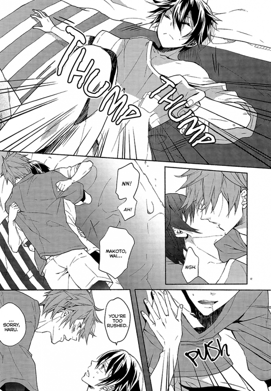 (Renai Jiyuugata! Natsu Honban) [mememery (hash)] Rainy Day (Free!) [English] [Rotten Scans + BangAqua]_09