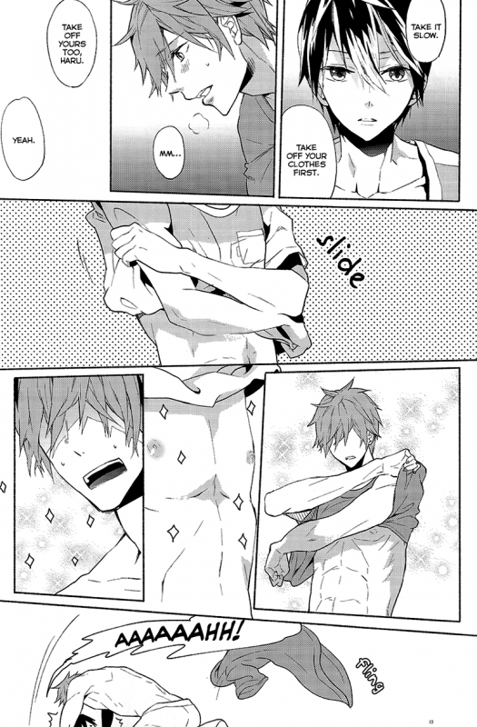 (Renai Jiyuugata! Natsu Honban) [mememery (hash)] Rainy Day (Free!) [English] [Rotten Scans + BangAqua]_10