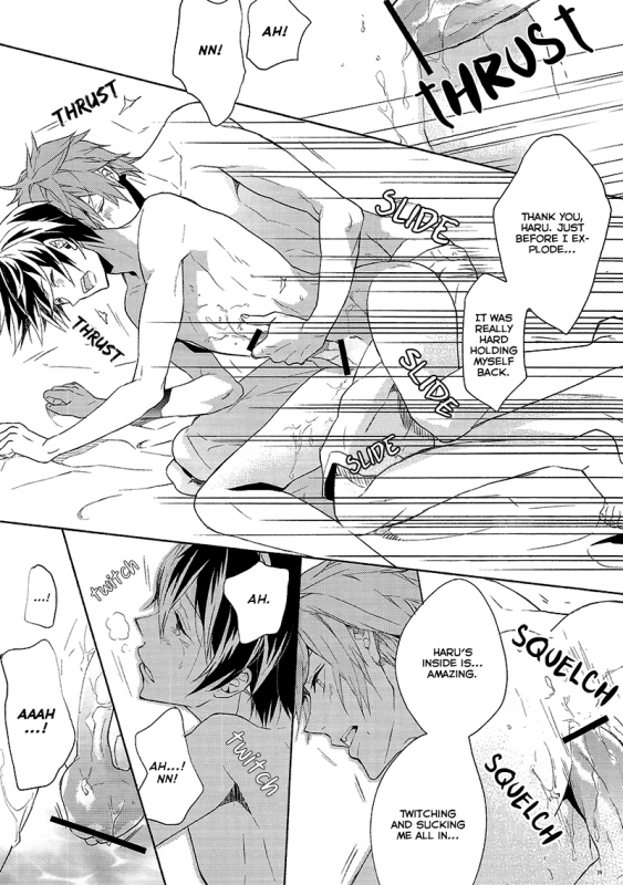 (Renai Jiyuugata! Natsu Honban) [mememery (hash)] Rainy Day (Free!) [English] [Rotten Scans + BangAqua]_16