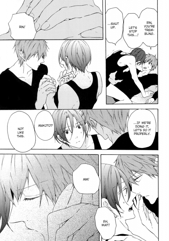 (Renai Jiyuugata! Osaka Taikai 2) [kiri (Fami)] Unmei Ja Nai Hito (Free!) [English] [yefione]_21