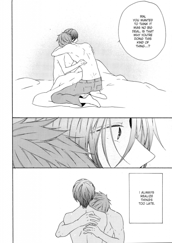 (Renai Jiyuugata! Osaka Taikai 2) [kiri (Fami)] Unmei Ja Nai Hito (Free!) [English] [yefione]_28