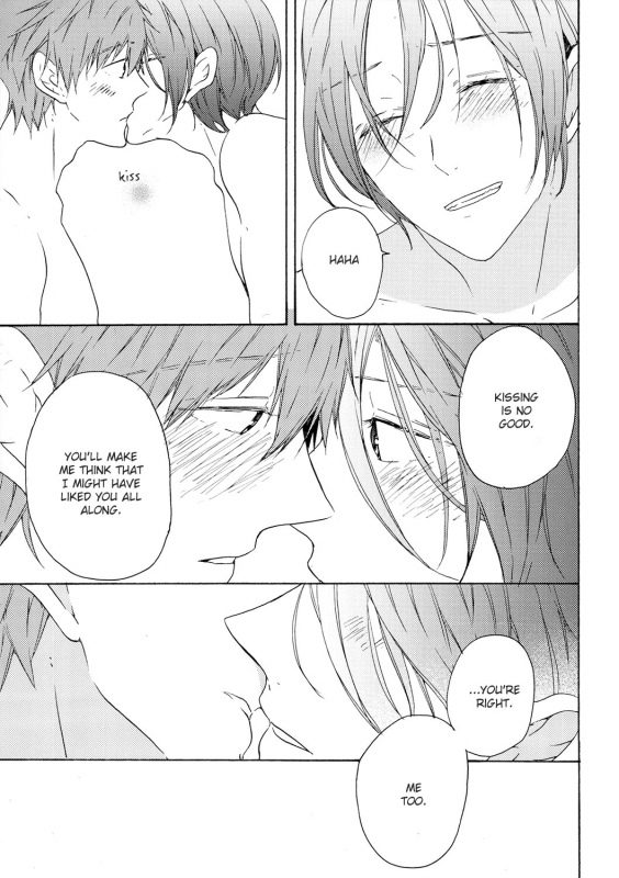 (Renai Jiyuugata! Osaka Taikai 2) [kiri (Fami)] Unmei Ja Nai Hito (Free!) [English] [yefione]_31