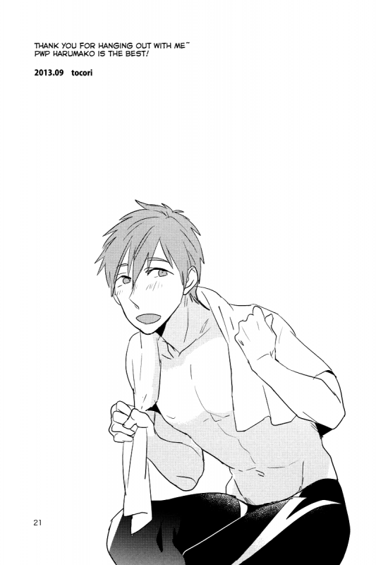 (Renai Jiyuugata! Osaka Taikai) [tocori (Tokori)] Back Eihou Kinshi Kuiki (Free!) [Englis_20