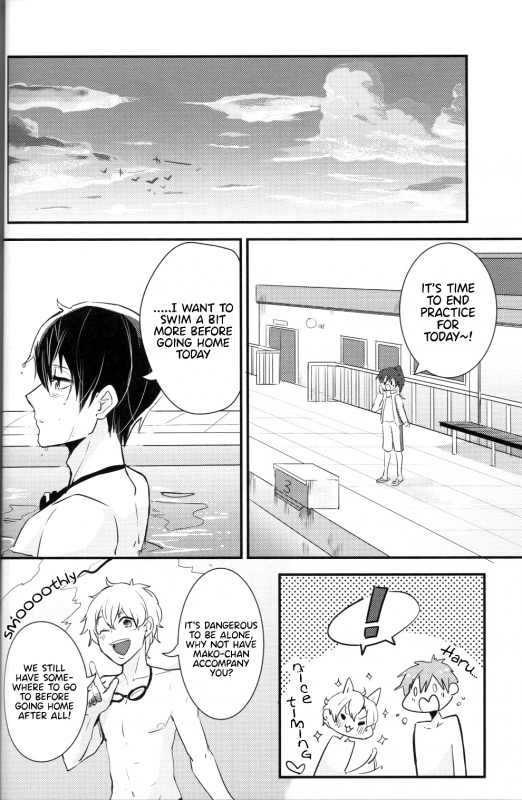 (Renai Jiyuugata! entry2) [Kokon no Kaze (raipanda)] Under Water Speaker (Free!) [English]_18