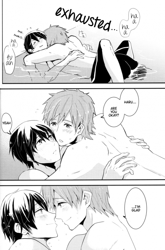 (Renai Jiyuugata! entry2) [Kokon no Kaze (raipanda)] Under Water Speaker (Free!) [English]_30