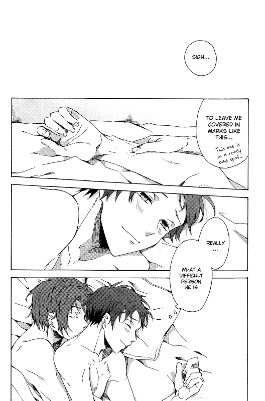 (Renai Jiyuugata! entry4) [iroiro (Mizore)] Warui Kuse (Free!) [English] [Holy Mackerel]_22