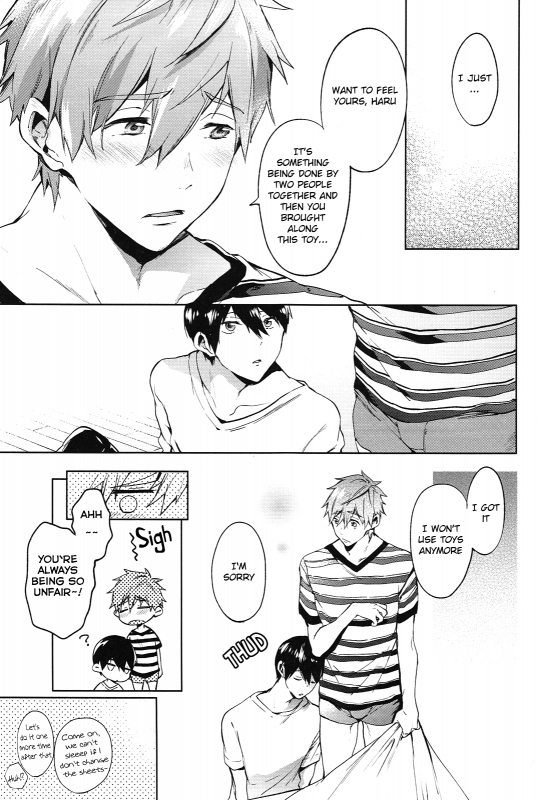 (Renai Jiyuugata!entry6) [American ☆ Rock (Kotarou)] DeNmA! (Free!) [English] [ebil_trio]_15