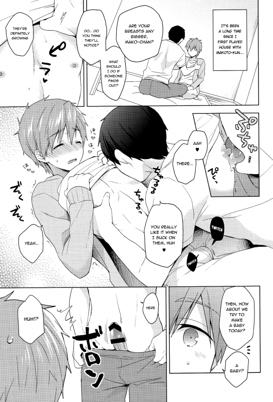(Renai Shachuation 6) [Monukenokara (Mo)] Makoto-kun to Omamagoto (High☆Speed! -Fre_15
