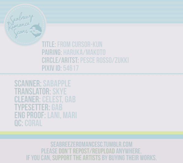 (Renai Shachuation) [Pesce Rosso (Zukki)] Yajirushi-kun yori,  From Cursor-kun (Free_34