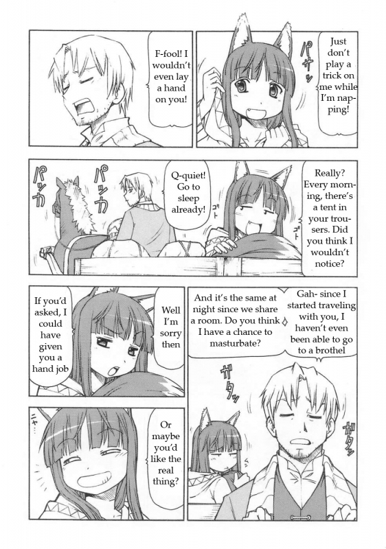 (SC39) [Toraya (Itoyoko)] Ookami to Butter Inu (Spice and Wolf) [English]_09