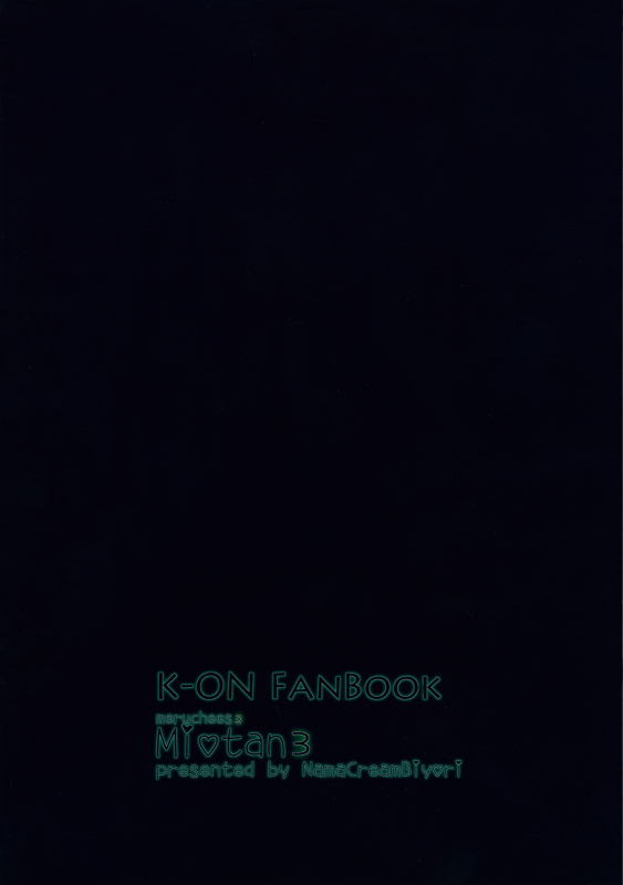 (SC45) [Nama Cream Biyori (Nanase Meruchi)] Mio-tan! 3 (K-ON!) [English] [redCoMet]_34