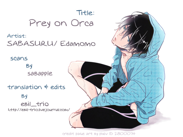 (SPARK8) [SABASURU (Edamomo)] Prey on Orca (Free!) [English] [ebil_trio]_30