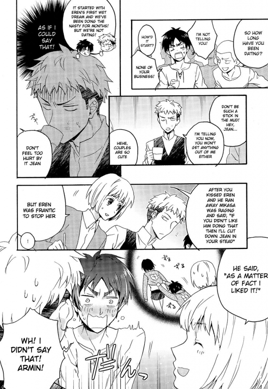 (SPARK8) [dg (Doguu)] Ore-tachi Tsukiattemasun. Chuuhen (Shingeki no Kyojin) [English] [Moy Moe Sc_17