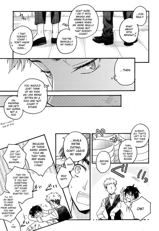 (SPARK8) [dg (Doguu)] Ore-tachi Tsukiattemasun. Chuuhen (Shingeki no Kyojin) [English] [Moy Moe Sc_26