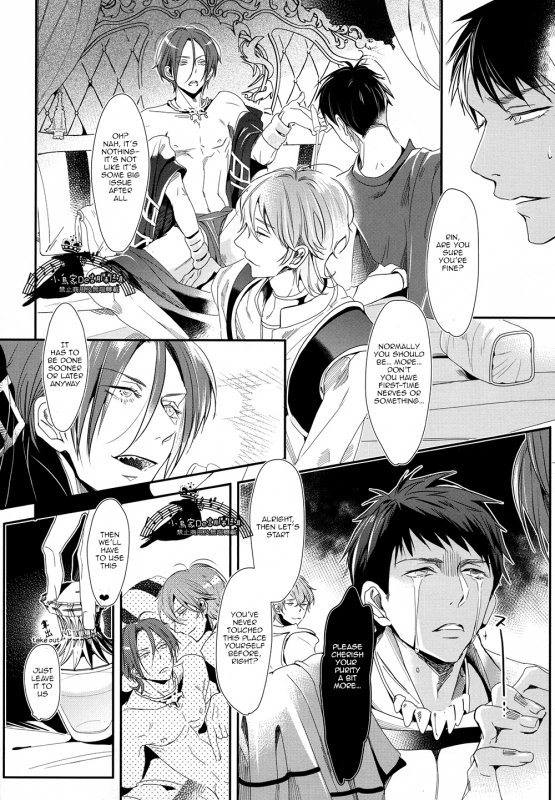 (SPARK9) [Kiseiya (Seina Anji)] Sannin Renai.  Three-way Romance. (Free!) [English] [Carrot-Bunny]_08