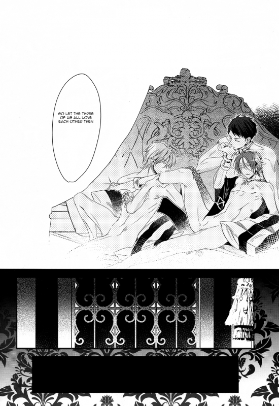 (SPARK9) [Kiseiya (Seina Anji)] Sannin Renai.  Three-way Romance. (Free!) [English] [Carrot-Bunny]_24