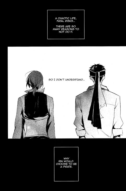 (SPARK9) [L-CAT., Ohiyakudasai! (Nariko, Teba)] ×pirates! (Free!) [English] [Carrot-Bunny]_21