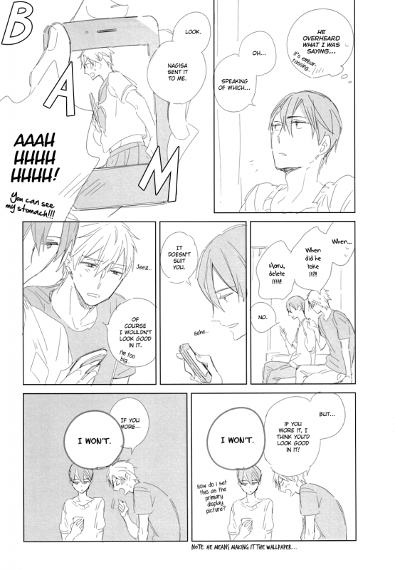 (SUPER23) [licca (Kashima)] Don't undress my sailor (Free!) [English] [Baka Dumb Aho Scans]_09