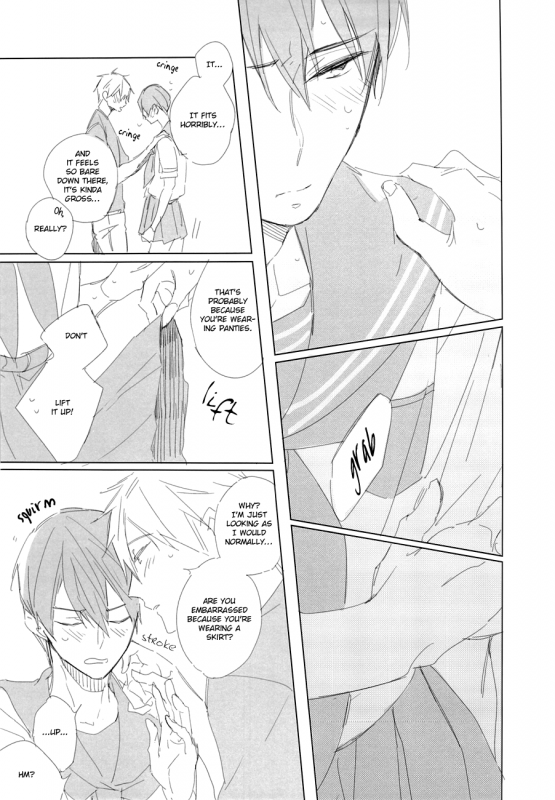 (SUPER23) [licca (Kashima)] Don't undress my sailor (Free!) [English] [Baka Dumb Aho Scans]_15