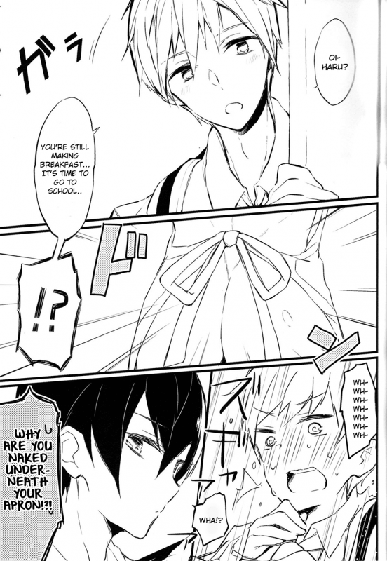 (SUPERKansai19) [Honey Darling (Kotori)] Apron-kei. (Free!) [English] [ichigo-day]_02