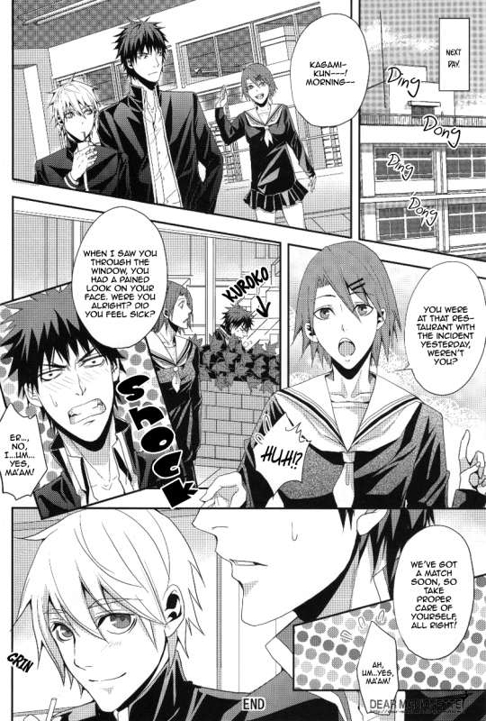 (Shadow Trickster 2) [VENOM (Yamada Francesca, Zola)] CHEER UP! (Kuroko no Basuke) [English] [De_09