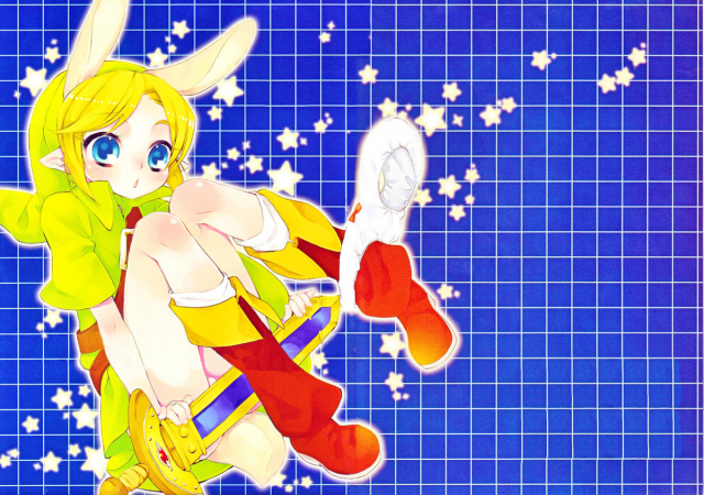(Shota Scratch 10) [Usamimi Zukin (Kosuzu)] Mayonaka no Naisyo (The Legend of Zelda) [En_01