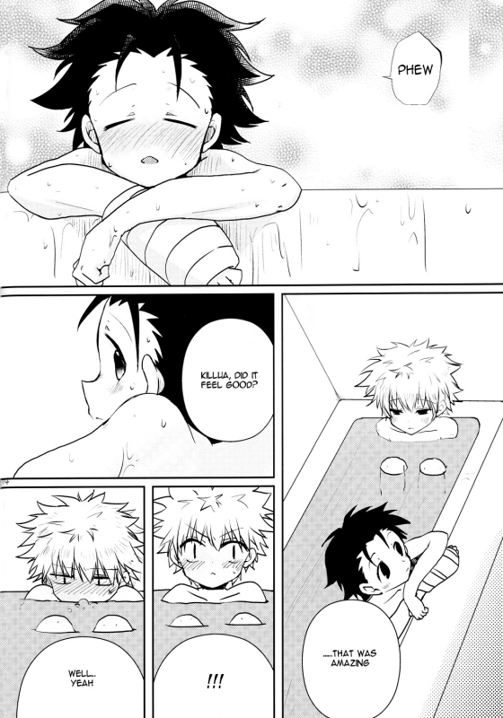 (Shota Scratch 24) [MiUMiU (Amin)] Sei Kurabe!!  Comparing Sex!! (Hunter x Hunter) [Eng_12