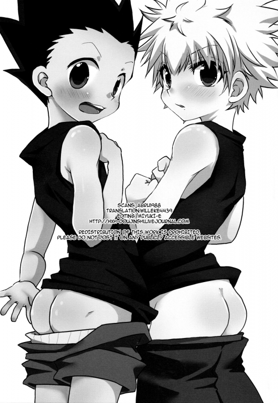 (Shota Scratch 24) [MiUMiU (Amin)] Sei Kurabe!!  Comparing Sex!! (Hunter x Hunter) [Eng_15