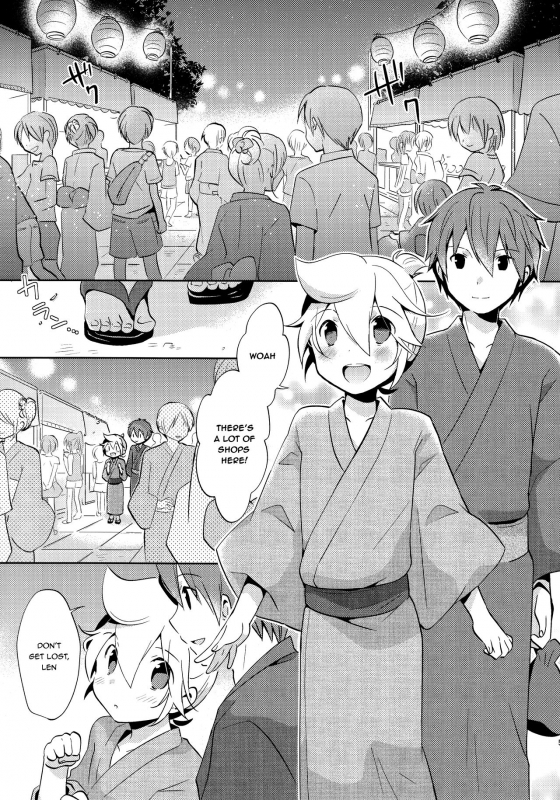 (Shota Scratch 24) [Nerihibari (Usuchi)] Issho ni Yukata Kimaster (VOCALOID) [English] {Shotachan}_03