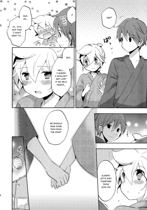 (Shota Scratch 24) [Nerihibari (Usuchi)] Issho ni Yukata Kimaster (VOCALOID) [English] {Shotachan}_08