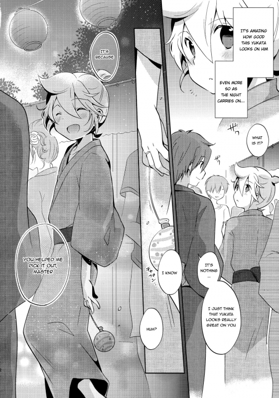 (Shota Scratch 24) [Nerihibari (Usuchi)] Issho ni Yukata Kimaster (VOCALOID) [English] {Shotachan}_10