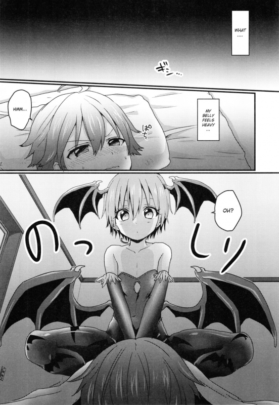 (Shota Scratch 27) [Koneko Gumi (Poron)] Lilith-kun to Nenneko Shimasho (Darkstalkers) [English] [_04