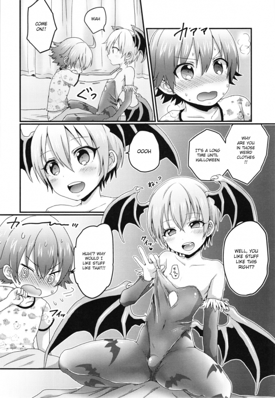 (Shota Scratch 27) [Koneko Gumi (Poron)] Lilith-kun to Nenneko Shimasho (Darkstalkers) [English] [_06