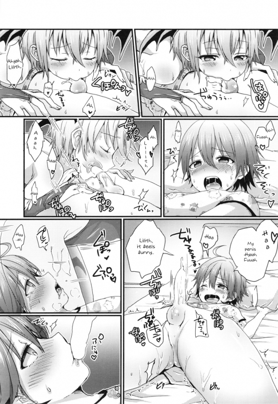 (Shota Scratch 27) [Koneko Gumi (Poron)] Lilith-kun to Nenneko Shimasho (Darkstalkers) [English] [_11