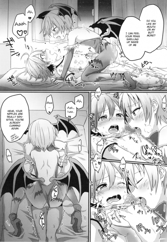(Shota Scratch 27) [Koneko Gumi (Poron)] Lilith-kun to Nenneko Shimasho (Darkstalkers) [English] [_15