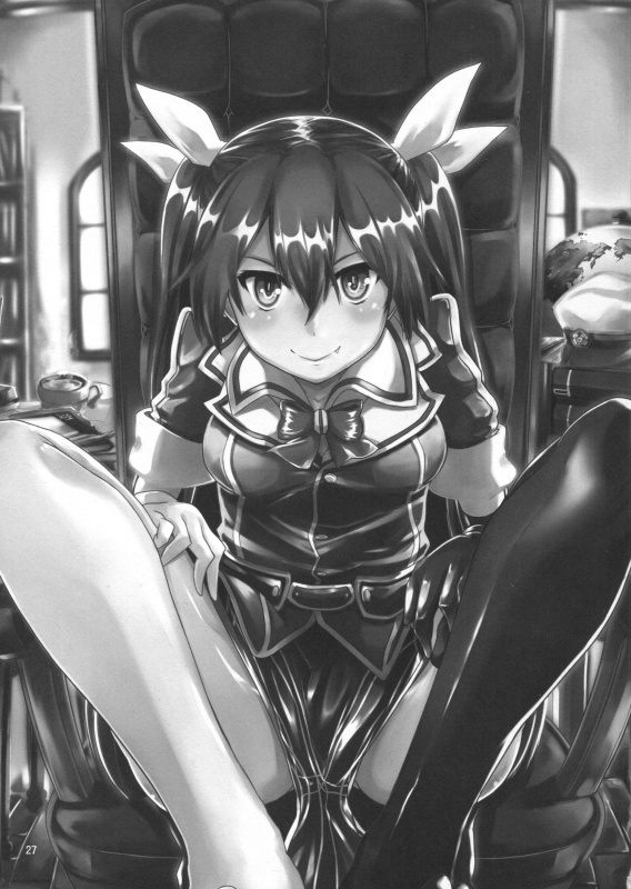 (Umi Yukaba 3) [Mizuwari Neko (Toyo)] Teitoku wa Dekiru Hentai (Kantai Collectio_27