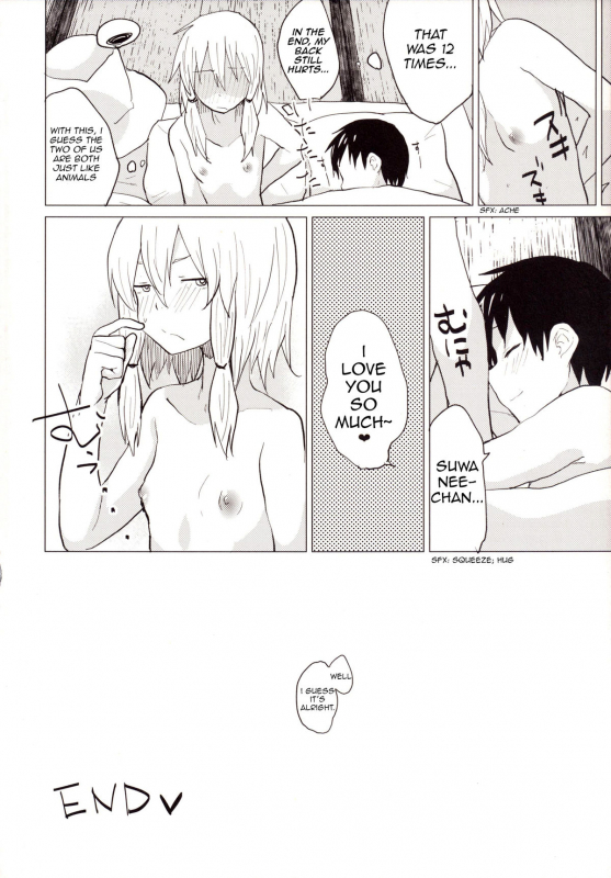 [100yenMoFA (Mirino)] Sukoshi wa Gaman Shinasai! Suwa Shota Bangaihen 2 (Touhou Project_16