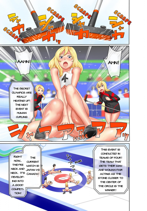 [Agata] Secret Olympics! -Pairs of Completely Naked Men and Women Play Winter Sports- [English]{Ma_11